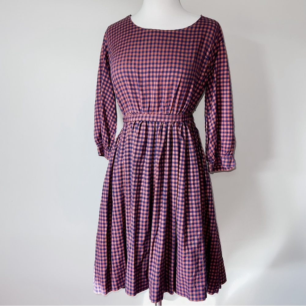 Vintage Checkered Dress